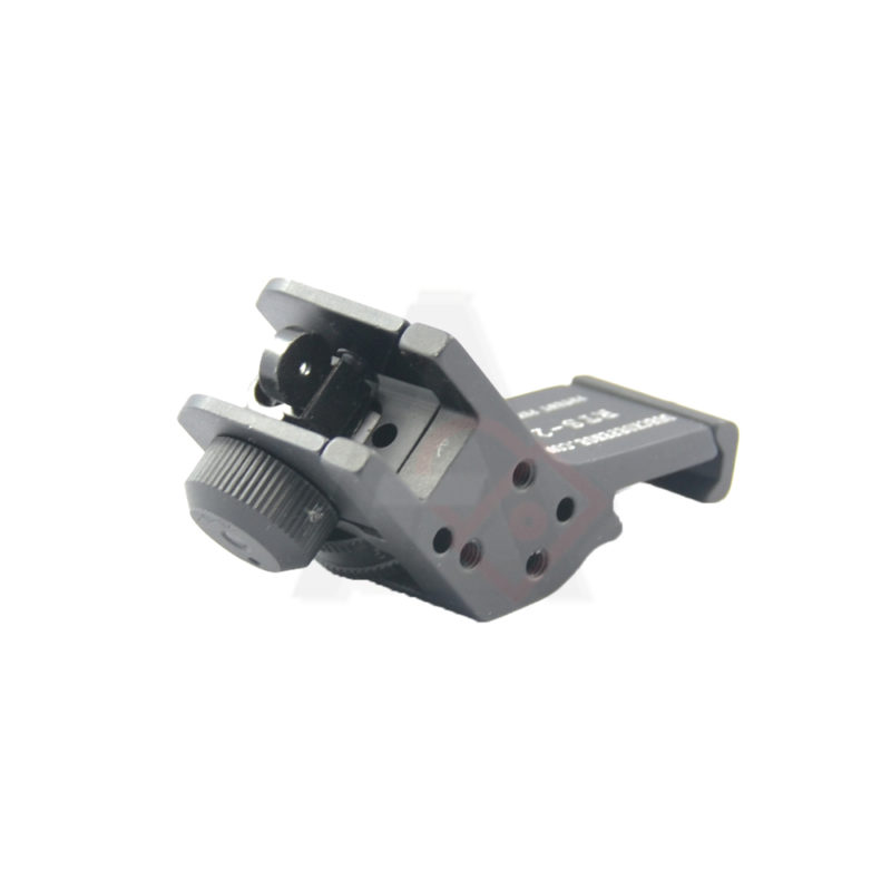 Dueck Defense Style Offset Iron Sights – Black – Airsoftlocker.com